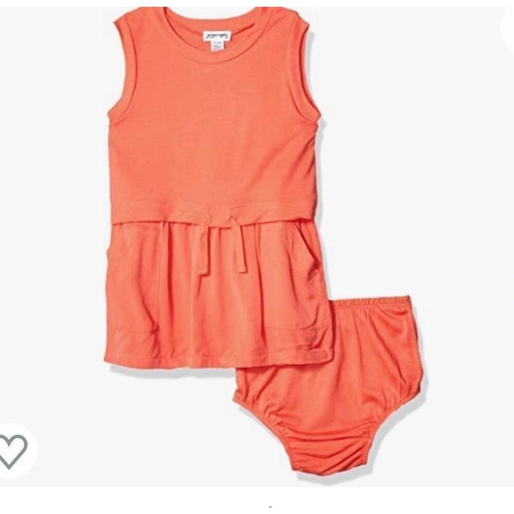 Splendid baby girl knit woven mix dress